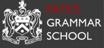 the logo for Pate's Grammar School